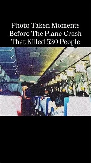 This is a photo recovered from Japan Air Lines Flight 123, moments before it crashed. Japan Air Lines Flight 123 was a scheduled domestic passenger flight from Tokyo to Osaka, Japan. On the evening of Monday, 12 August 1985, the Boeing 747 flying the route suffered a severe structural failure and explosive decompression 12 minutes after takeoff. After flying under minimal control for 32 minutes, the plane crashed in the area of Mount Takamagahara. The aircraft, featuring a high-density seating c