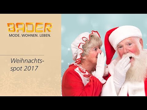 BADER Weihnachtsspot 2017