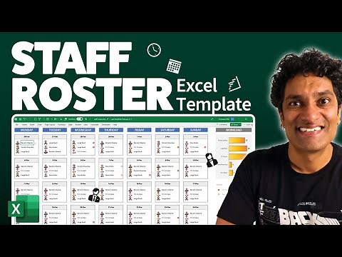 How to create a Work Schedule (Roster) using Excel
