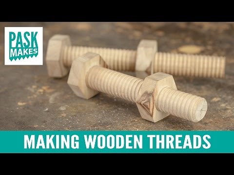Making Wooden Threads - Homemade Tap and Screw Box