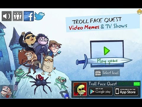 Trollface Quest Video Memes and TV Shows (76 Levels + 1 bonus)
