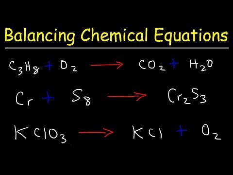 How To Balance Chemical Equations