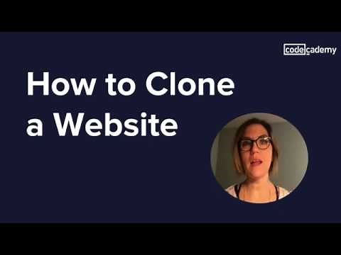 How to clone a website
