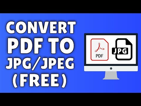How To Convert PDF To JPG | PDF To JPEG ✅