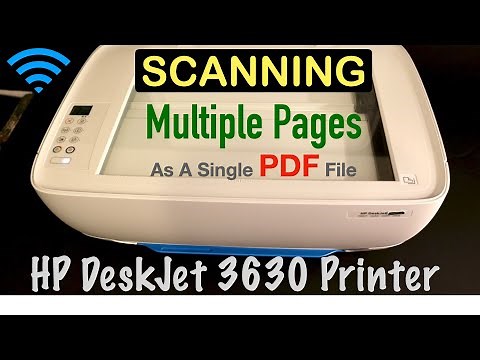 HP DeskJet 3630 Scanning Multiple Pages as A PDF file !!