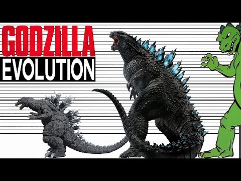 Godzilla Size Comparison | Evolution of Godzilla 1954 to 2021