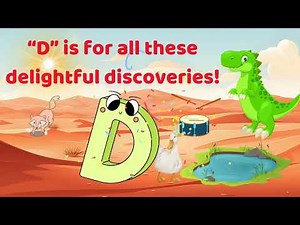 Let’s learn the letter D! 🐶🦖🦆