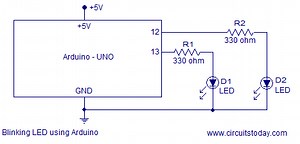 Simple LED based Projects using Arduino-with Circuit Diagram and Codes