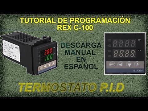 Como programar: Termostato rex c100 tutorial de programacion en español