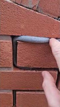 Brick wall extension joint #masonry #construction #brickwall