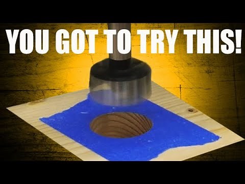 Clever tricks with forstner bits