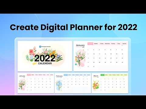 How to Make Digital Calendar Planners in 2022 | Free Templates