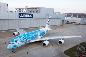It's Here: ANA Shows off Its Epic Flying Honu A380 Livery - The Points Guy