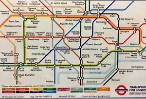 LONDON UNDERGROUND MAP - LONDON TUBE MAP 2025