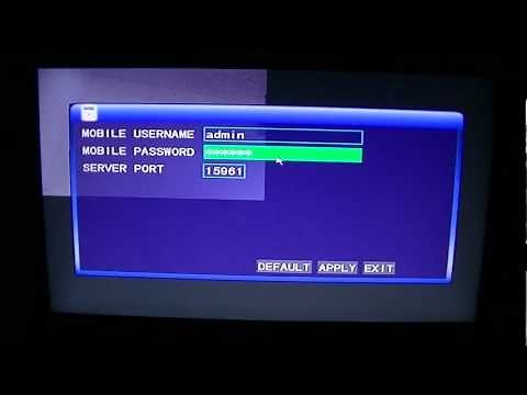 Configure the DVR for Mobile Phone Access