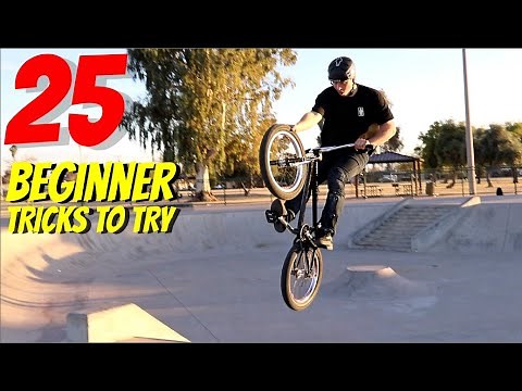 25 BEGINNER BMX TRICKS!