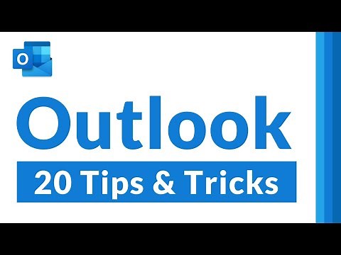 Top 20 Microsoft Outlook Tips and Tricks // All the Outlook features you didn't know about!
