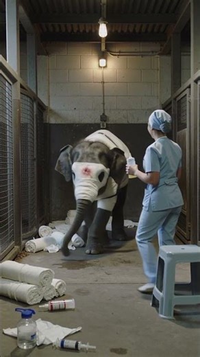 Bandaged Baby Elephant Attacks! 💥🐘 (To Be Continued...) Part 16