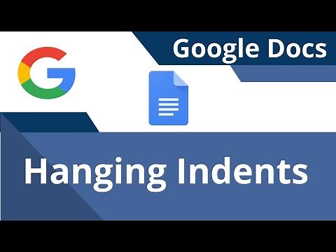 How to Add Hanging Indents in Google Docs