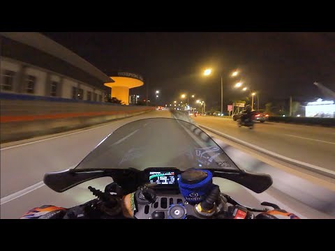 First ride on Yamaha R1M