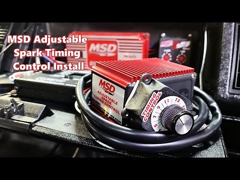 MSD Adjustable Spark Timing Control Install