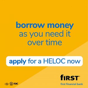 Unlock the financial power of your home with a home equity line of credit. Use when and how you need it with no closing or application costs. | First Financial Bank