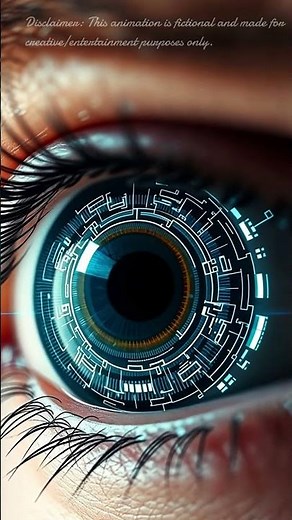 Futuristic Cybernetic Eye Animation | Ultra-Realistic AI Tech Vision 4K