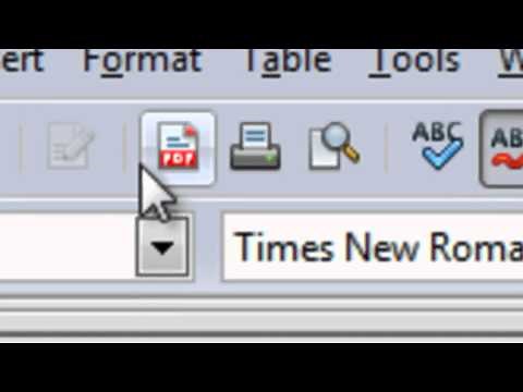 How to create a PDF File