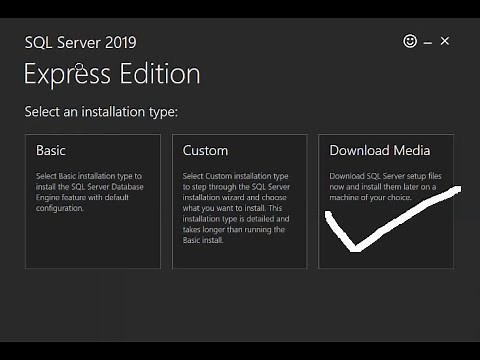 How to install SQL Server Express 2019