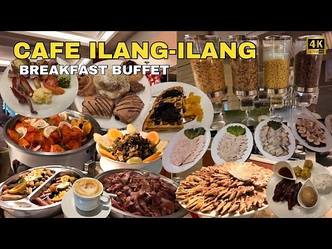 [4K] BREAKFAST BUFFET AT MANILA HOTEL CAFE ILANG-ILANG | Ultimate Breakfast Experience!