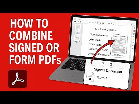 How to Merge PDFs with Signatures and Fillable Form Fields (Combine Secure or Signed PDFs)