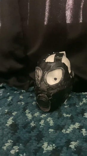 Unfinished m17 gas mask prop #desertstorm #gasmask #cosplay #militarygear