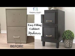 Easy FILING CABINET MAKEOVER