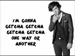 One Direction - One Way or Another (Lyrics)