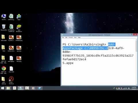 how to install appx file in windows 8.1