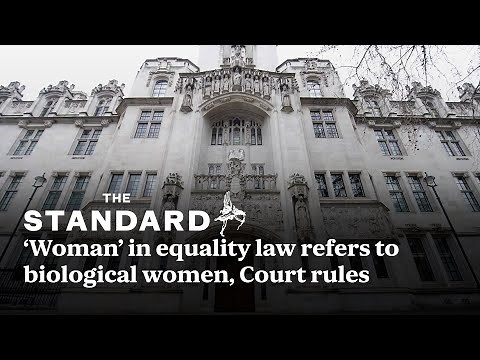 ‘Woman’ in equality law refers to biological women, Supreme Court rules