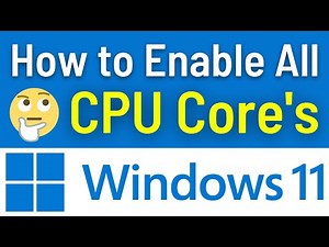 How To Enable All The CPU Core's In Windows 11/10 | Boost Your PC Performance (Simple & Quick Way)