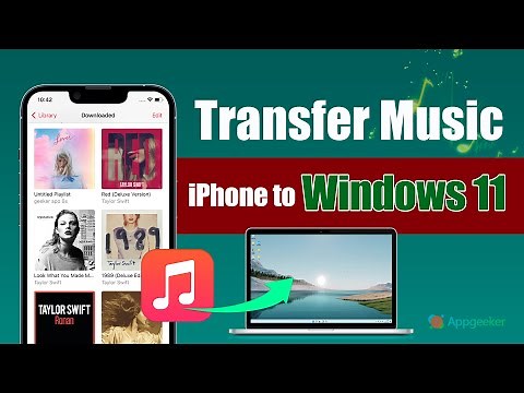How to Transfer Music from iPhone to Computer | Windows 11 Tutorial