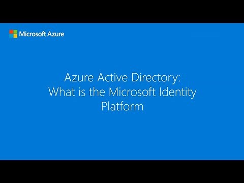 What is the Microsoft identity platform?