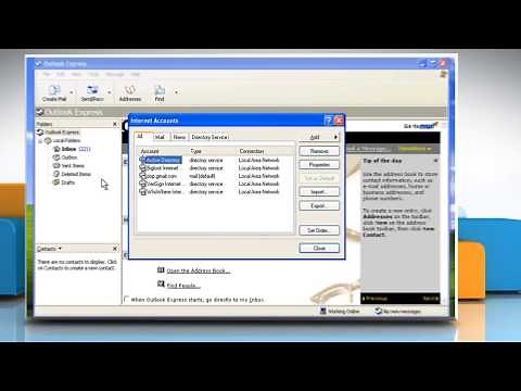 How to configure an AOL® Mail account in Microsoft® Outlook Express (Part-1)
