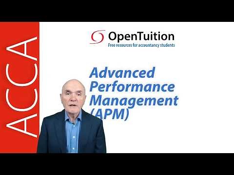 Introduction to the ACCA Advanced Performance Management (APM) exam