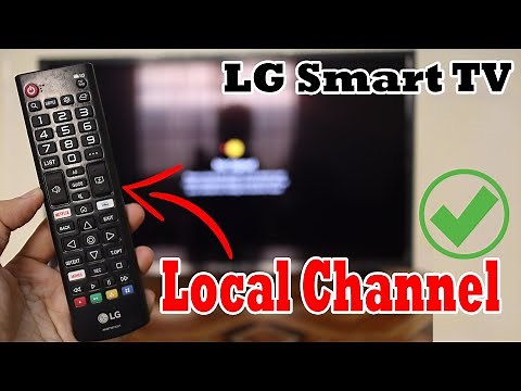 How to Search Local Channels on LG Smart TV | Scan Antenna Channels