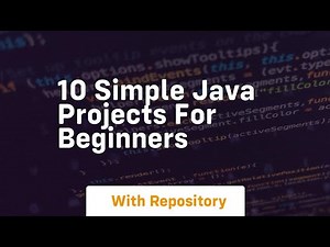 10 simple java projects for beginners