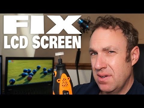 How to fix scratches and dings on computer LCD screen/External Monitor