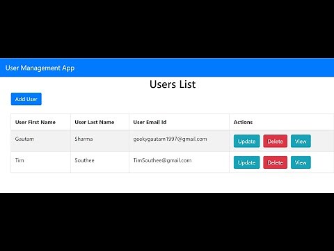 Build a Flask React.js Full Stack CRUD REST API in MongoDB & Axios Library Full Project