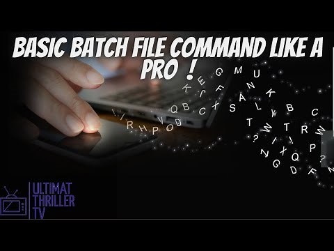 Creating and Running Batch Files in Windows 10| Write Batch Scripts and Execute Batch File Commands