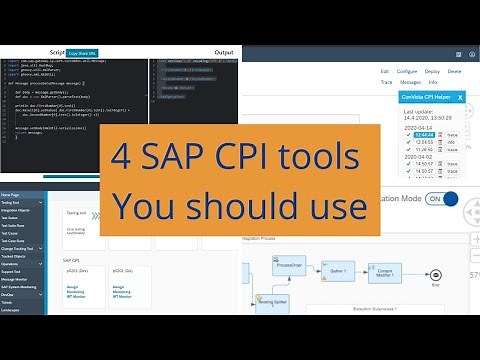 4 SAP CPI tools to speed up the development