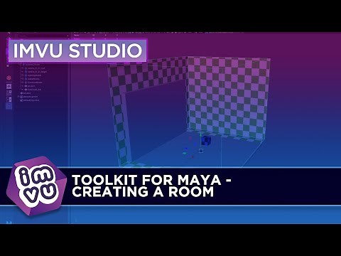 IMVU Studio Toolkit for Maya - Creating a Room