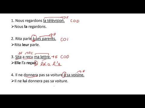Practice Questions on COD and COI in French
