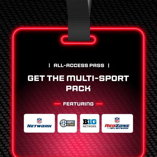 Switch to DISH for 3 months FREE! Plus get the Multi-Sport Pack included, featuring NFL RedZone, NFL Network, SEC Network and Big Ten Network. | DISH